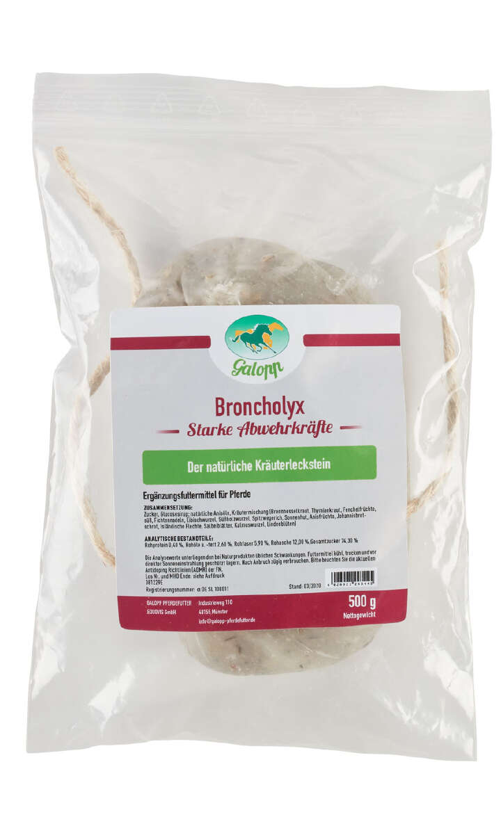 Galopp Leckstein Broncholyx